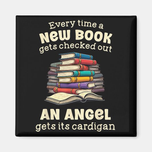 Aimant Funny Librarian Quote For Library Nerd  (Devant)