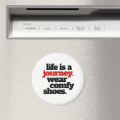Aimant Funny Life is a Journey ... (In Situ (Lave-vaisselle))