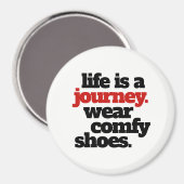 Aimant Funny Life is a Journey ... (Recto/Verso)