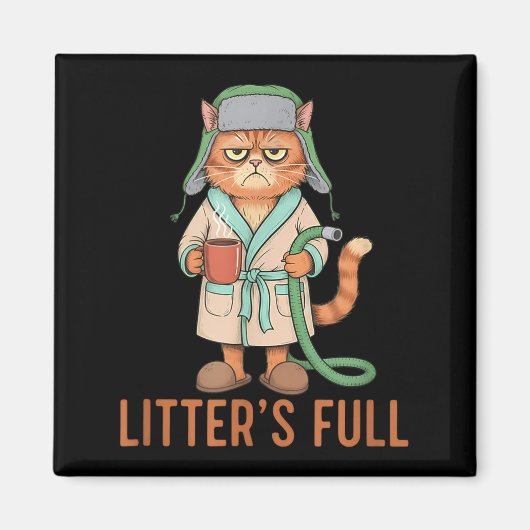 Aimant Funny Litter’s Full Cat Parody Litter’s Full Funny (Devant)