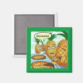 Aimant Funny LTCartoons Pineapple Pizza Comic Fridge (Recto/Verso)