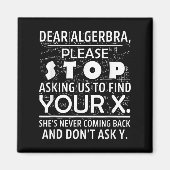 Aimant Funny Math For Math Lovers Nerd Nerdy Hilarious De (Devant)