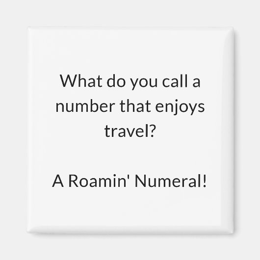 Aimant Funny Math Humour Algebra Joke Enseignant Cadeau (Devant)