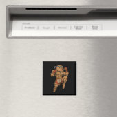 Aimant Funny Muay Thai Capybara Thai Boxe Arts martiaux (In Situ (Lave-vaisselle))