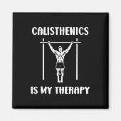 Aimant Funny Muscu Streetworkout Sport Workout Simple Cal (Devant)