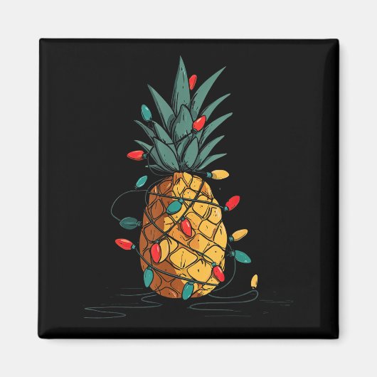 Aimant Funny Ne Christmas Graphics Lights Lover  (Devant)