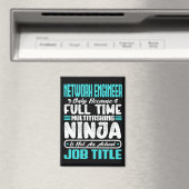 Aimant Funny Network Engineer Titre de l'emploi Compétenc (In Situ (Lave-vaisselle))