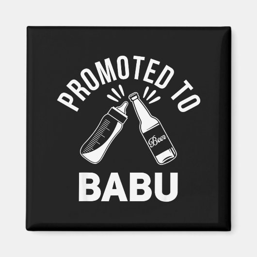 Aimant Funny New Grandpa Pregnancy Announcement Promoted (Devant)