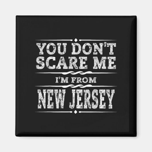 Aimant Funny New Jersey Home Garden State Gift  (Devant)