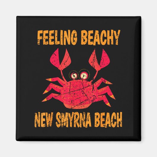Aimant Funny New Smyrna Beach Vacation Summer Quote For M (Devant)