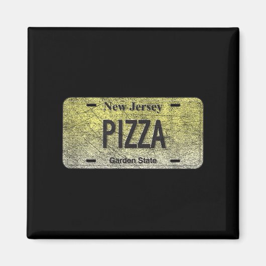 Aimant Funny Nj State Vanity License Plate Zza  (Devant)