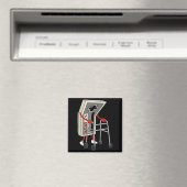 Aimant Funny Old Gamer Gaming Retro 80s 90s Video Game Ol (In Situ (Lave-vaisselle))