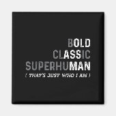 Aimant Funny Old Man Saying Gag Dad Father's Day Birthday (Devant)