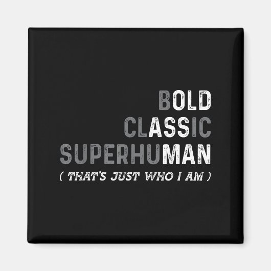 Aimant Funny Old Man Saying Gag Dad Father's Day Birthday (Devant)