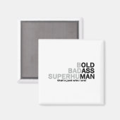 Aimant Funny Old Man Saying Gag Dad Grandpa Husband Fathe (Recto/Verso)