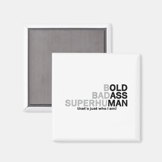 Aimant Funny Old Man Saying Gag Dad Grandpa Husband Fathe (Recto/Verso)