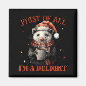 Aimant Funny Ossums First Of All I'm A Delight Merry Chri (Devant)
