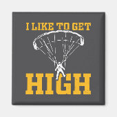 Aimant Funny Parachute Quote Skydiver  (Devant)