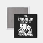 Aimant Funny Paramedic Emt Gift  (Recto/Verso)