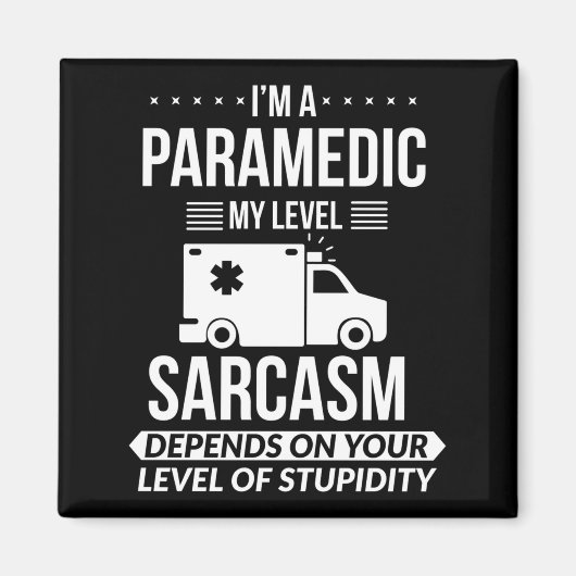 Aimant Funny Paramedic Emt Gift  (Devant)
