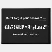 Aimant Funny Password (Recto)