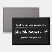 Aimant Funny Password (Recto/Verso)