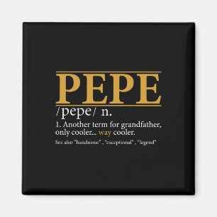 Aimant Funny Pepe Définition Fête des pères Cadeau grand-
