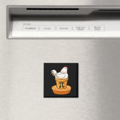 Aimant Funny Pi Day - Chicken Pot Pie - Mathématiques mat (In Situ (Lave-vaisselle))