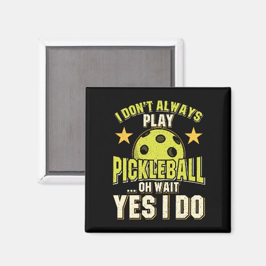 Aimant Funny Pickleball (Recto/Verso)