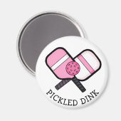 Aimant Funny Pickleball Pun (Recto/Verso)