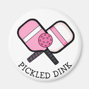 Aimant Funny Pickleball Pun
