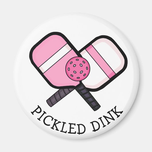 Aimant Funny Pickleball Pun (Devant)