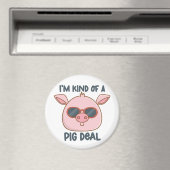 Aimant Funny Pig Pun (In Situ (Lave-vaisselle))