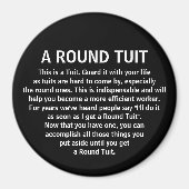 Aimant Funny Procrastinator Office Humour CoWorker (Devant)