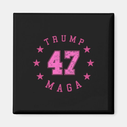 Aimant Funny Qr 45 47 Trump Inauguration 2025 Code de dan (Devant)