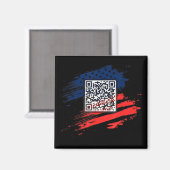 Aimant Funny Qr President Trump Dance Code (Recto/Verso)