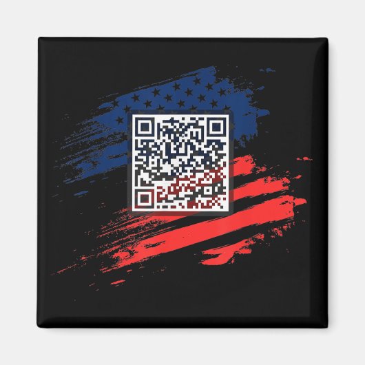Aimant Funny Qr President Trump Dance Code (Devant)