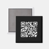 Aimant Funny Qr Président Trump Dance Code 2025 (Recto/Verso)