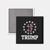 Aimant Funny Qr Président Trump Dance Code Inauguration D (Recto/Verso)