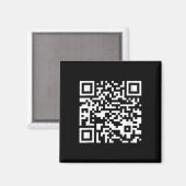 Aimant Funny Qr President Trump Dance Code (sur Byck) (Recto/Verso)