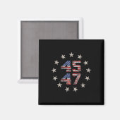 Aimant Funny Qr President Trump Dance Code (sur Byck) 6 (Recto/Verso)