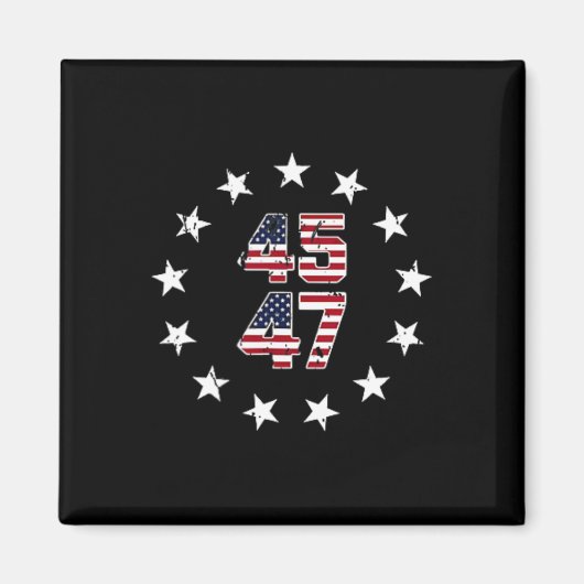 Aimant Funny Qr President Trump Dance Code (sur Byck) 7 (Devant)