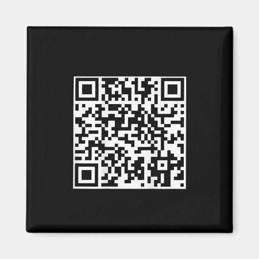 Aimant Funny Qr President Trump Dance Code (sur le dos) (Devant)