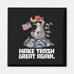 Aimant Funny Rendre la poubelle à Trump Trump Garbage Ref