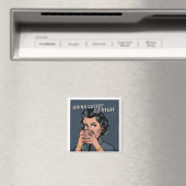 AIMANT FUNNY RETRO FAMILIALE FEMME CAFÉ FAMILIAL FRIDGE M (In Situ (Lave-vaisselle))