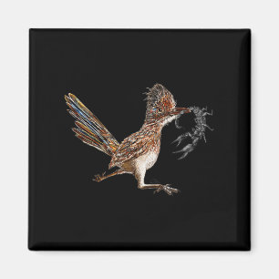 Aimant Funny Roadrunner Scorpion Road Runner Bird Hunter