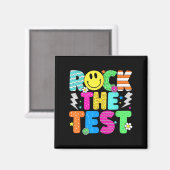 Aimant Funny Rock The Test Test Day Professeur étudiant M (Recto/Verso)