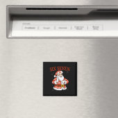 Aimant Funny Santa 67 Six Seven Mème Noël Vacances Te (In Situ (Lave-vaisselle))
