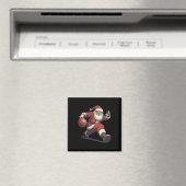 Aimant Funny Santa Bowler Bowling Player Christmas Xmas P (In Situ (Lave-vaisselle))