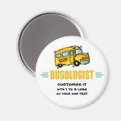 Aimant Funny School Bus (Recto/Verso)